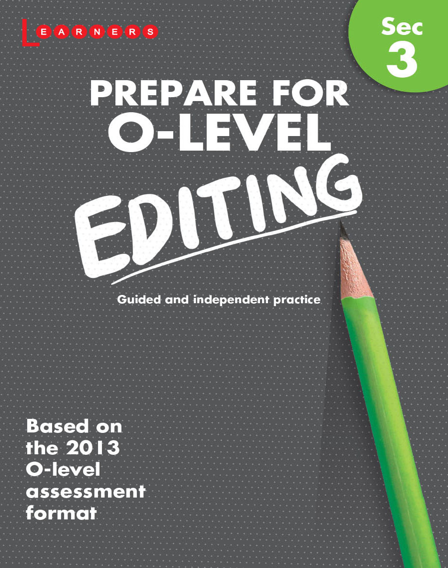 Prepare For O Level Editing Sec 3 Scholastic International 7807